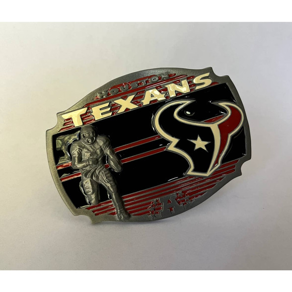 Houston Texans Football Team Belt Buckle NOS - Picture 1 of 6
